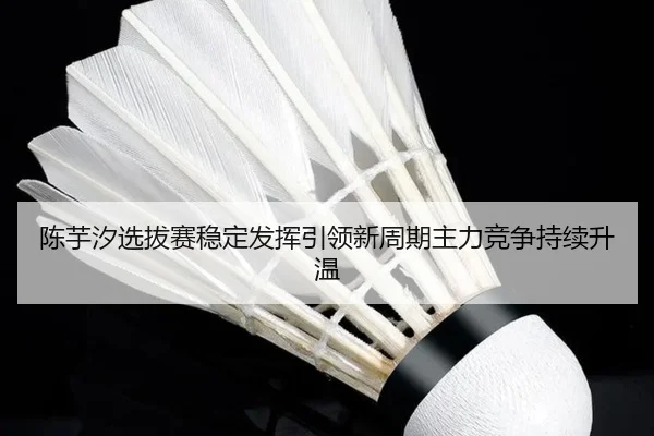 陈芋汐选拔赛稳定发挥引领新周期主力竞争持续升温